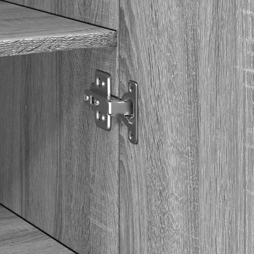 Credenza-Buffet-Armadio da cucina Grigio Sonoma 50x42,5x185 cm in Legno Multistrato 424141
