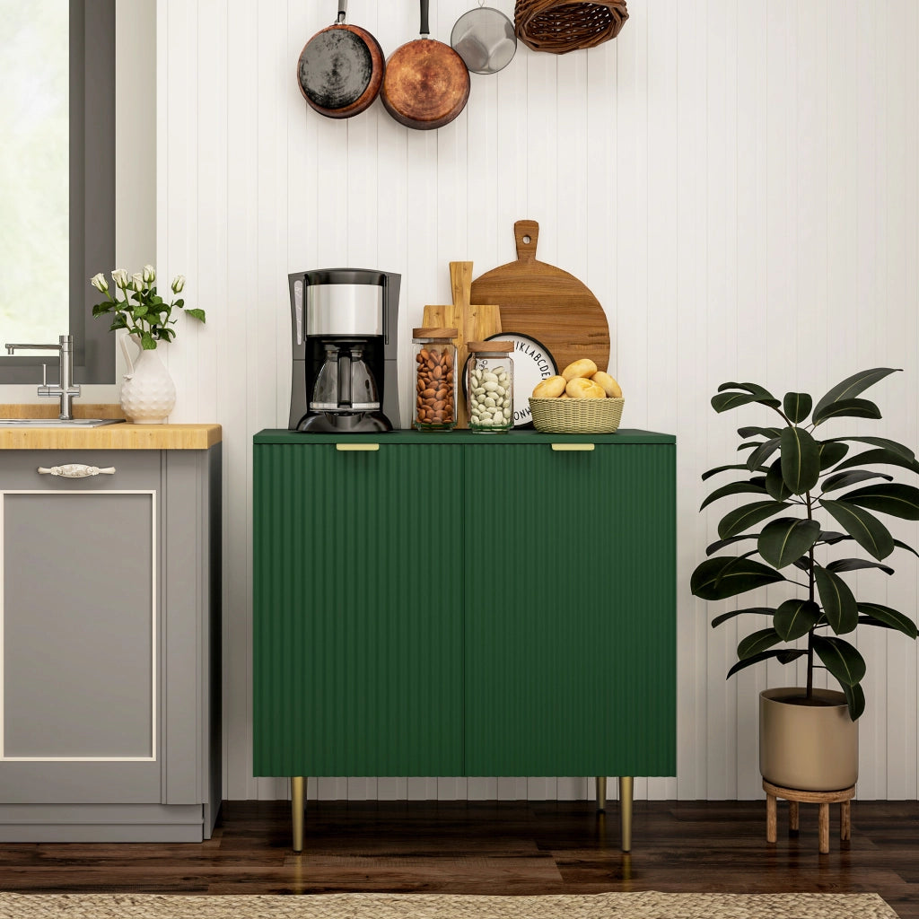 Buffet Cucina ¨C zephmum ¨C Verde Oliva Legno 80x40x80