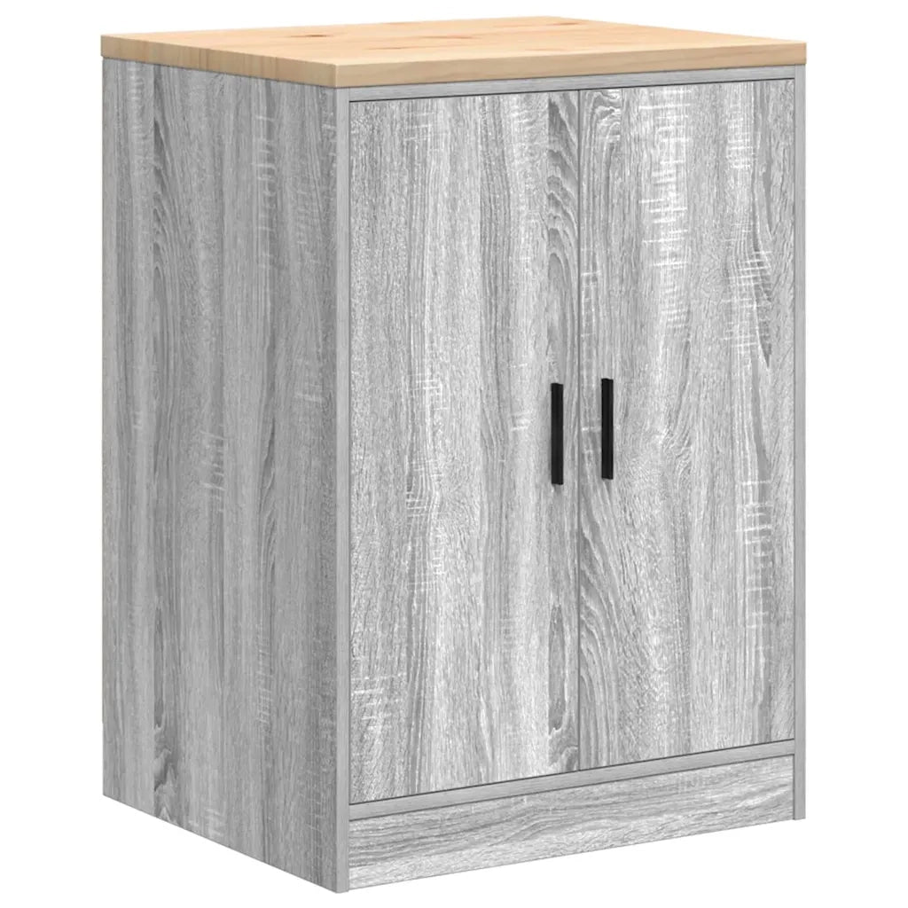 Armadietto da Garage Grigio Sonoma 60x51x85 cm