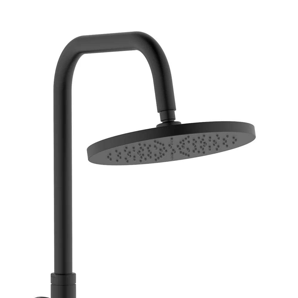 Colonna doccia 5 getti nero opaco - Serie Papete