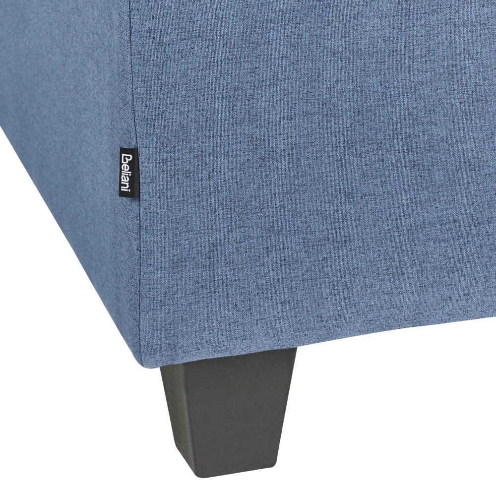 Poltrona imbottita in tessuto nero a 1 posto sezione modulare stile moderno scandinavo soggiorno