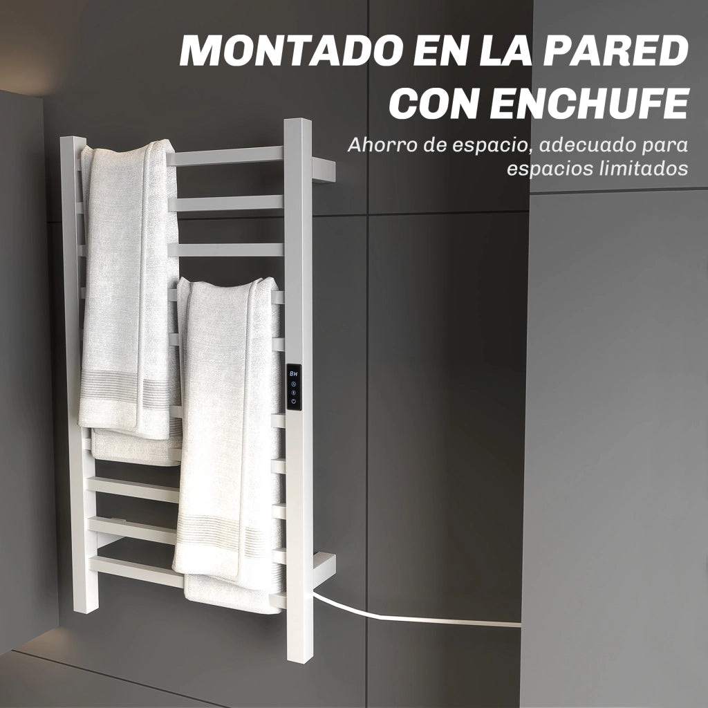Portasciugamani Elettrico a Parete ¨C Zephmum ¨C Bianco 45x11x80 cm
