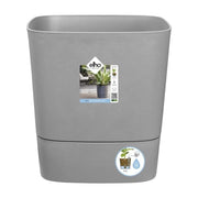 ELHO - Vaso da fiori - Greensense Aqua Care Square 38 - Cemento chiaro - Interno/esterno -  38 x H 38,9 cm