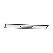 Plafoniera Moderna Bordonara Alluminio Nero Luce Led Integrato 35W