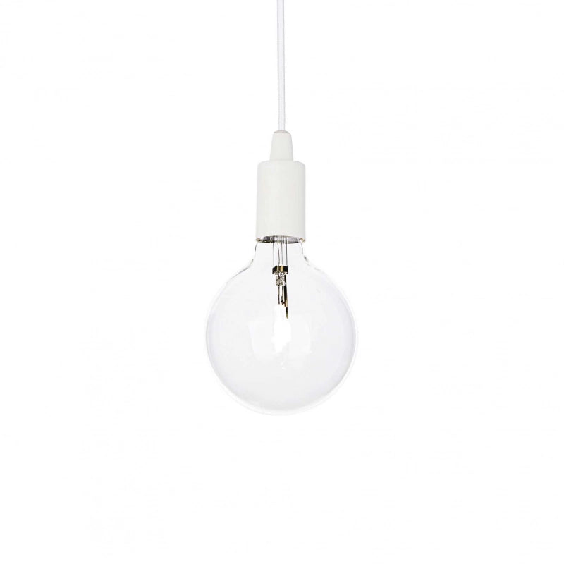 Lampada A Sospensione Edison Sp1 Bianco Ideal-Lux