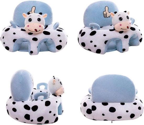 Sedile per bambini in pelle di lupo - Sedia morbida per bambini con forma di animale - Sedia da pranzo per neonati e bambini in età prescolare - Sedia per neonati con supporto