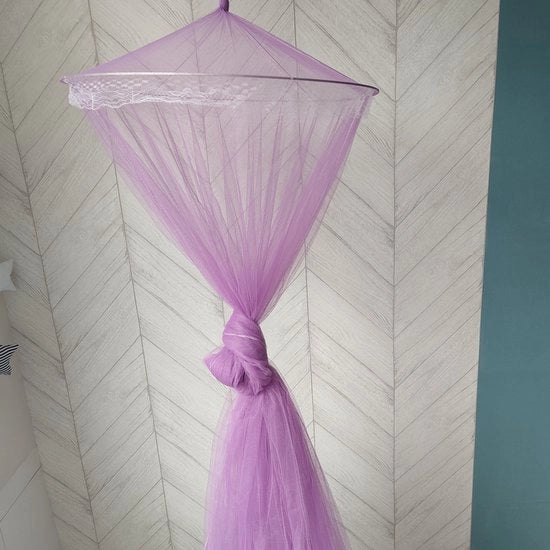 Tenda a copertura per letto, tenda per letto con copertura a cupola, tenda per letto con copertura a cupola grande, (60*250*1050CM), colore blu scuro.