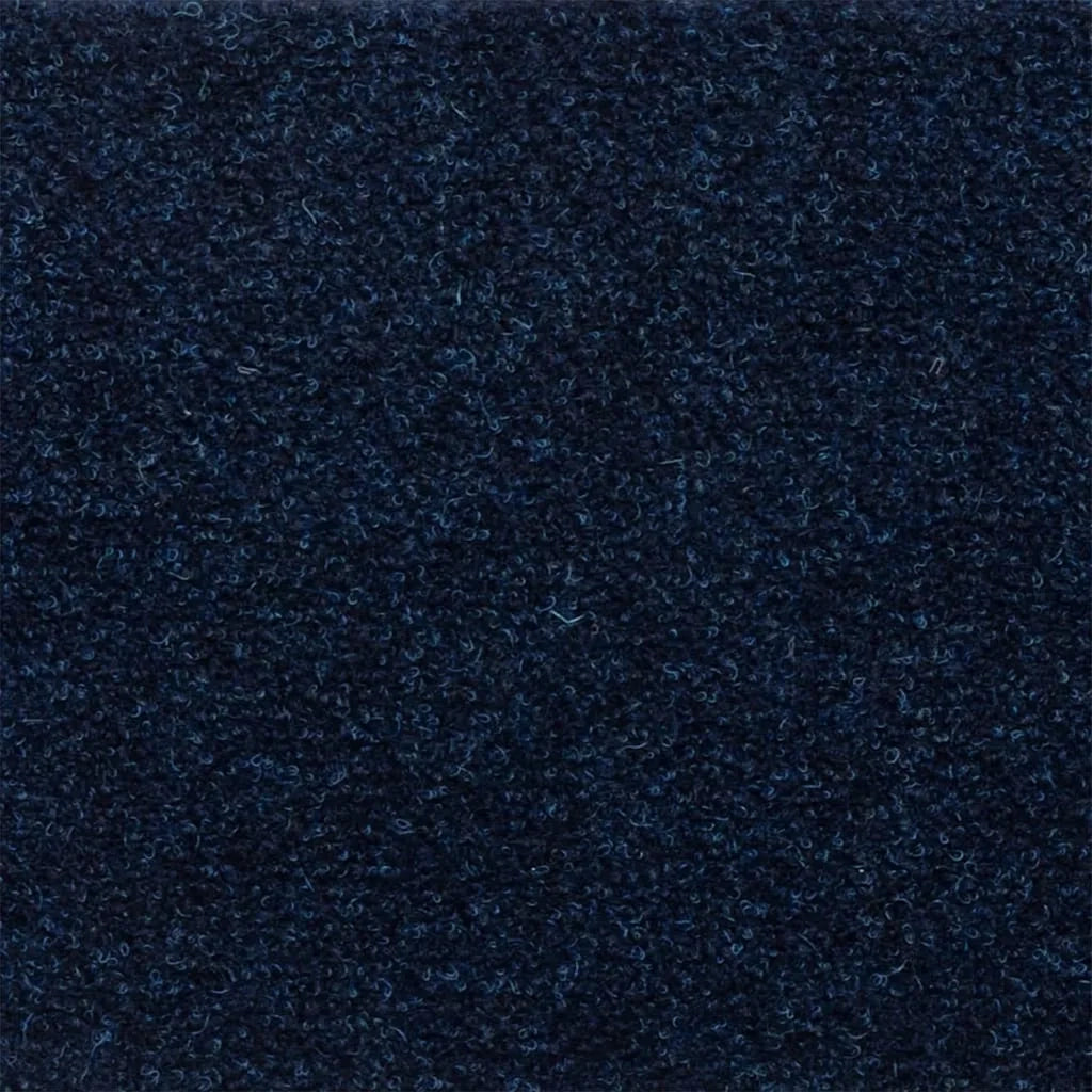 Tappetini per scale autoadesivi 30 pz 65x21x4 cm blu navy bordo rettangolare 3365701