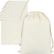 Set di Corda da Viaggio da 10 - 40 x 30 cm - Borsa di Stoffa per la Conservazione - Respira e è Lavabile - Organizzatore di Viaggio Reutilizzabile - Chiusura con Corda da Viaggio - Borsa di Conservazione
