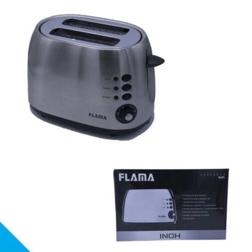 Trade Shop - Tostapane Elettrico Flama 963fl - Potenza 1000 Watt Per Una Colazione Perfetta -