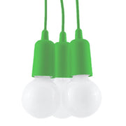 Lampadario Matero 3 luci verde Pure Lume PU.0582 E27