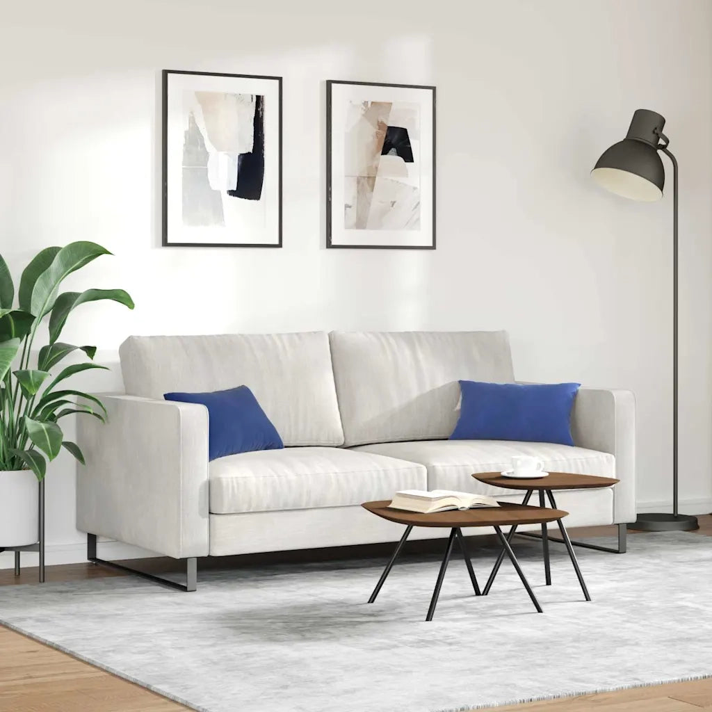 Cuscini da Divano 2 pcs Blu Polizia 50 x 30 cm Tessuto in Cords 42013638