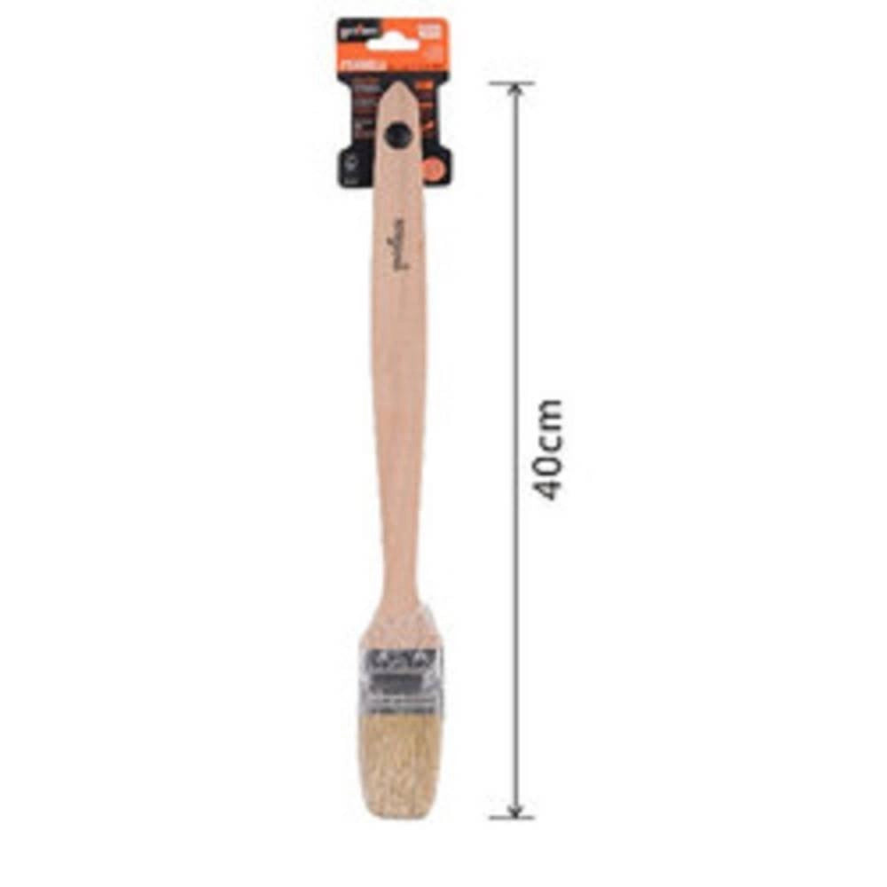 Trade Shop - Pennello Pipa Piatto Pennellessa Con Collo Angolo Radiatori Termosifone Pittore -