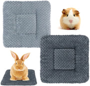 Puppydeken Pluche 2 pezzi - Materasso Fleece - Adatto per Piccoli Animali - 30 x 30 cm - Caldo e Comodo - Letto per Animali