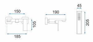 Rubinetto Da Vasca Rea Fenix Gold