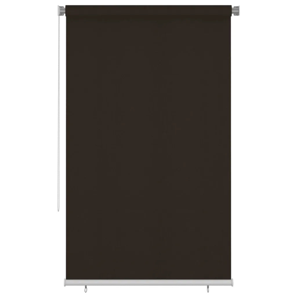 Tenda a Rullo per Esterni 140x230 cm Marrone HDPE