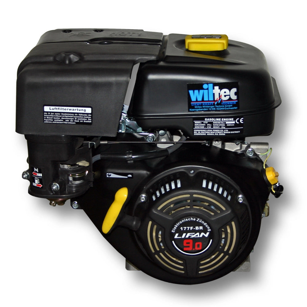 LIFAN 177 Motore a benzina 4 tempi, 1 cilindro OHV, 6,6 kW 9 CV 22 mm con frizione a bagno d'olio, avviamento manuale