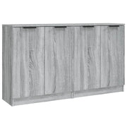 Credenze 2 pz | Madia | Buffet da pranzo | Armadio da pranzo Grigio Sonoma 60x30x70 cm in Legno Multistrato