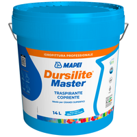 Idropittura murale traspirante e coprente dursilite master *** formato 4 lt, confezione 1
