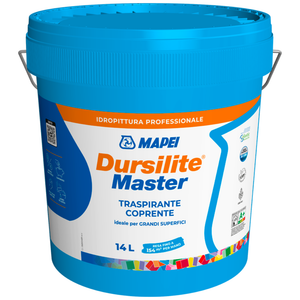 Idropittura murale traspirante e coprente dursilite master *** formato 4 lt, confezione 1