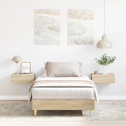 Giroletto senza Materasso-Struttura Letto Rovere Sonoma 75x190 cm in Truciolato 584731