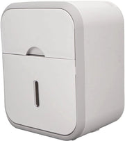 Sostegno per carta igienica, contenitore per tessuto di carta adesivo al muro, contenitore per asciugamani di carta impermeabile senza perforazione per toilette e cucina