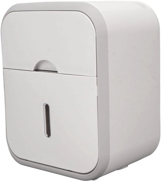 Sostegno per carta igienica, contenitore per tessuto di carta adesivo al muro, contenitore per asciugamani di carta impermeabile senza perforazione per toilette e cucina