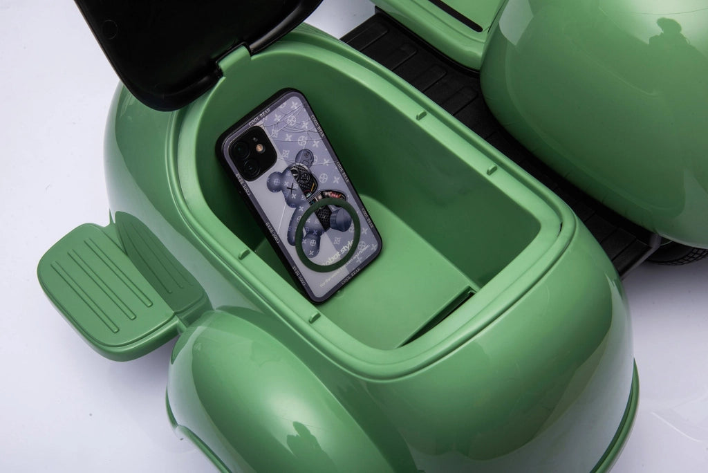 Piaggio Vespa con Sidecar Small Elettrica 6V per Bambini Verde