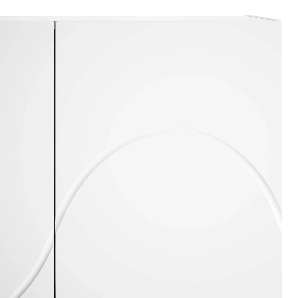 Credenza Bianco Lucido 79 x 41 x 151 cm Legno ingegnerizzato 3433113