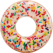 Trade Shop - Salvagente Donut Con Zuccherini Colorati Ciambella Gonfiabile 99x25cm Mare 56263 -