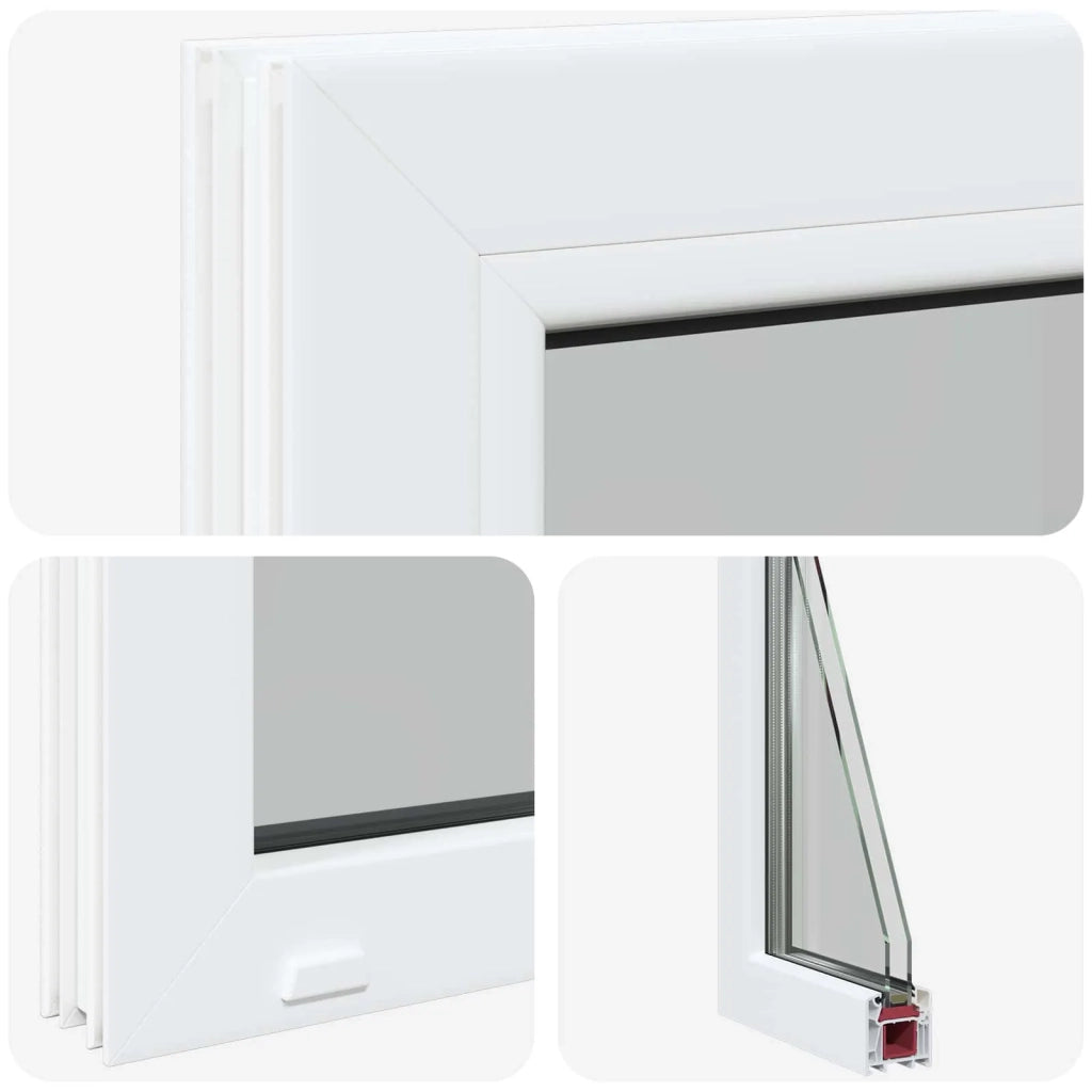 Finestra Cantina RISOR 30 x 80 cm PVC e Vetro 42047980