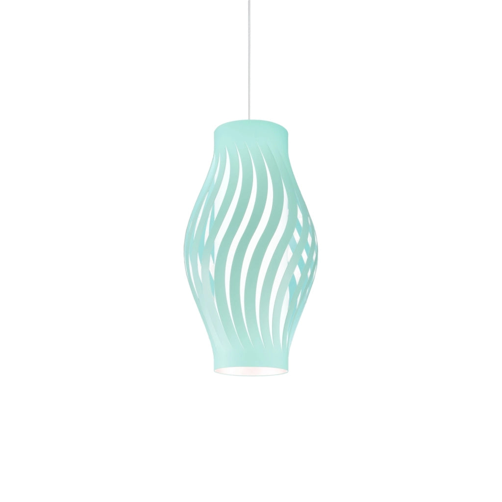 Sospensione Moderna Helios Polilux ® Verde Pastello 1 Luce E27