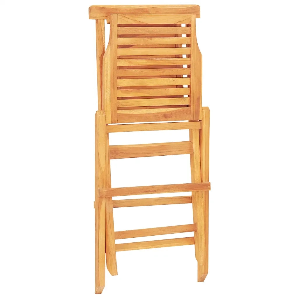 Sedie da Giardino Pieghevoli 6pz 47x63x90cm Legno Massello Teakcod mxl 76313