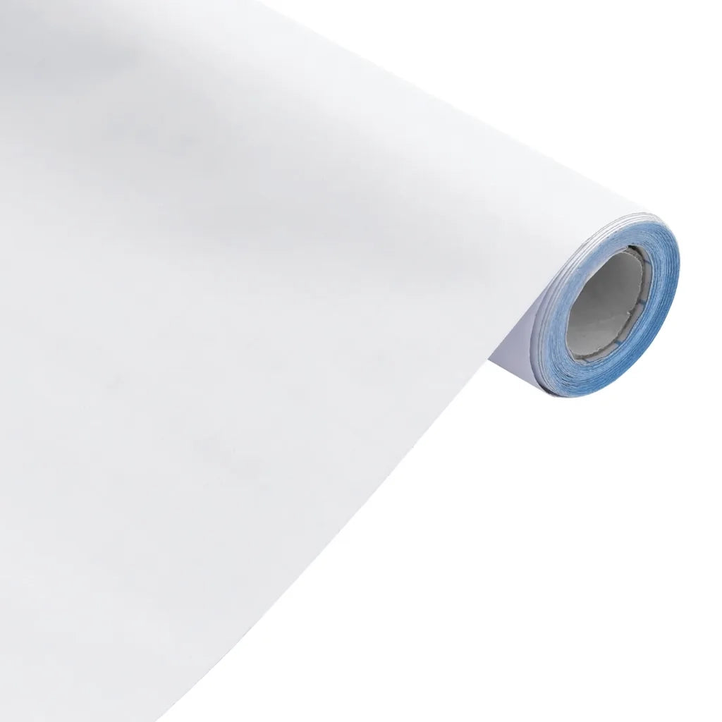 Adesivo per mobili autoadesivo bianco opaco 90x500 cm PVC CFW5738122