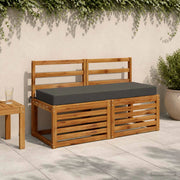 Cuscino per la seduta SOEST 100% Poliestere Antracite 946856