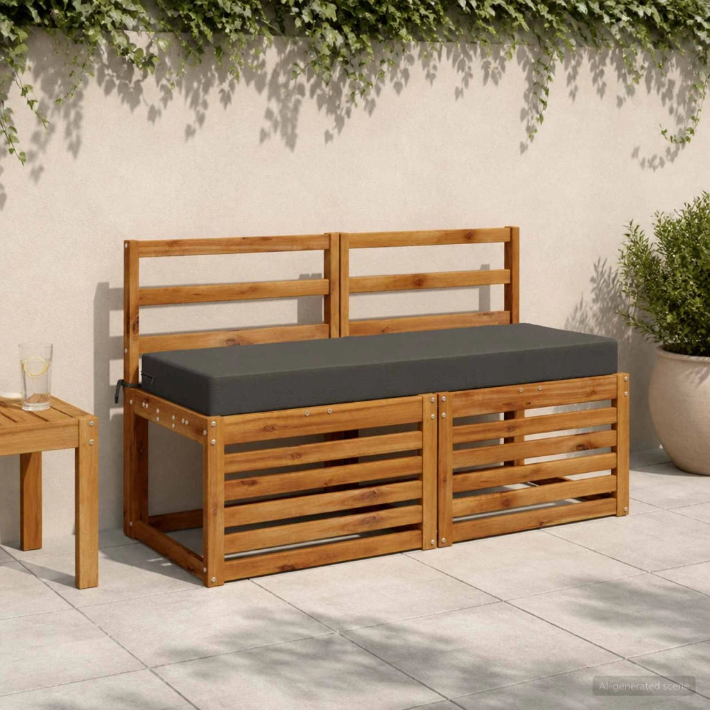 Cuscino per la seduta SOEST 100% Poliestere Antracite 946856