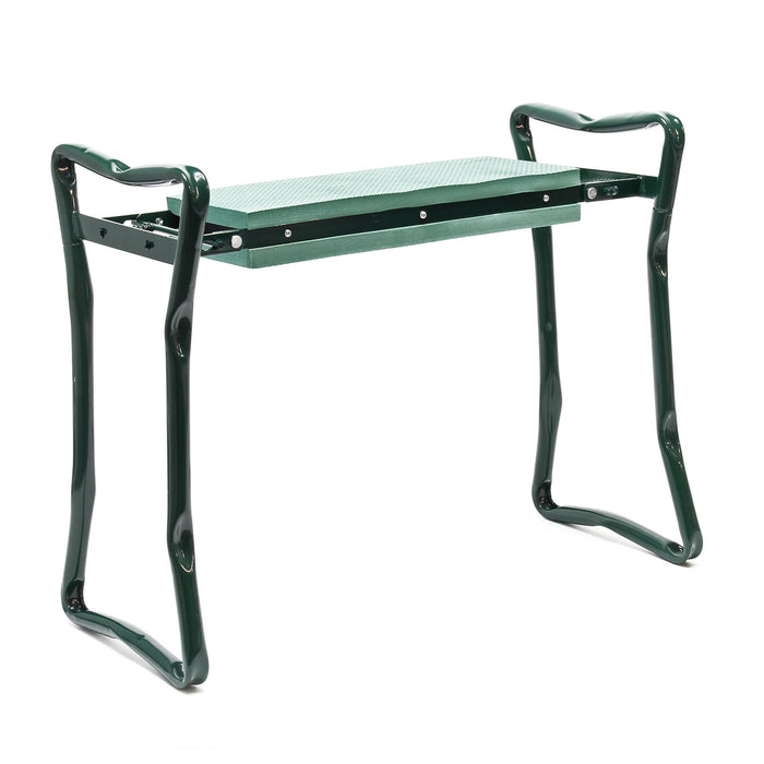 Inginocchiatoio imbottito da giardino pieghevole con borsa per attrezzi Sgabello Max 150 kg