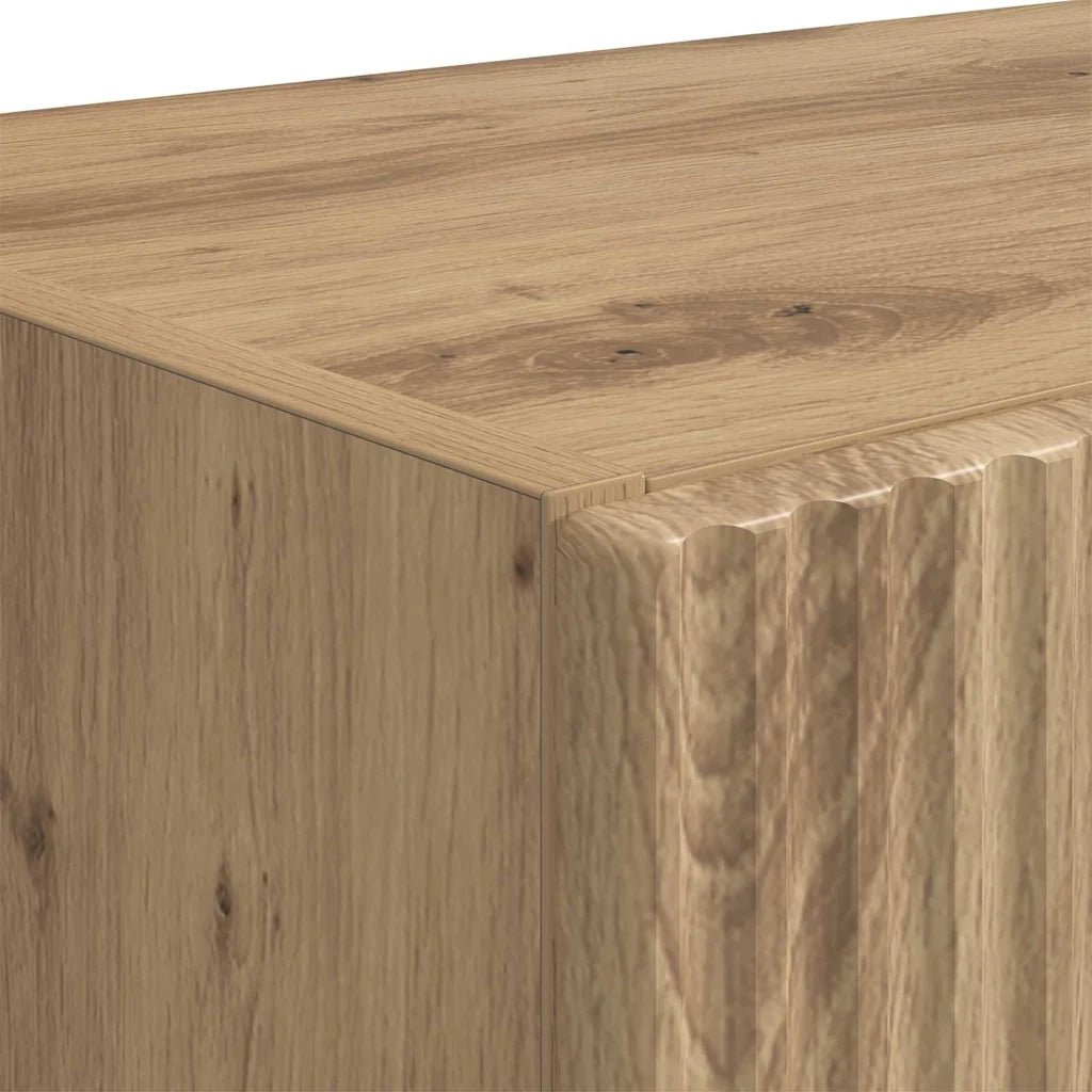 Mobile TV da parete Rovere artigianale 59,5 x 31 x 80 cm 892368
