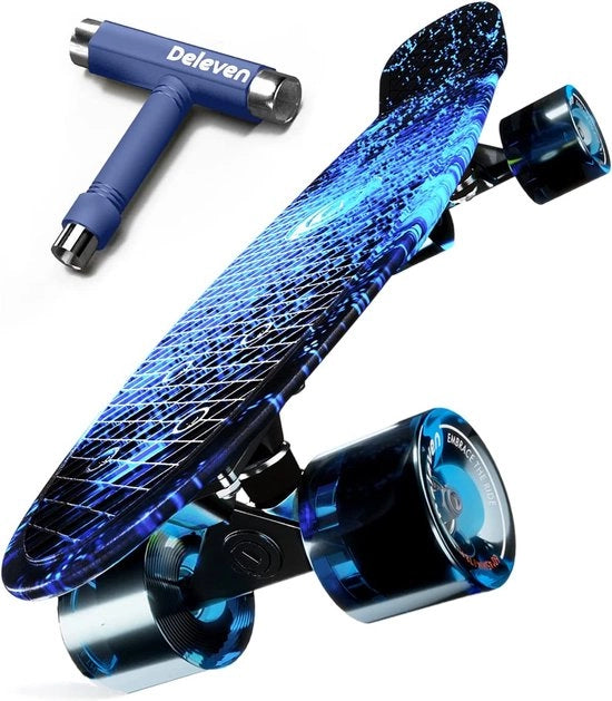 Mini Cruiser Skateboard 56 cm per bambini a partire da 5 anni skateboard per principianti skateboard per bambini skateboard per bambini a partire da 6 anni skateboard per bambini a partire da 8 anni