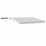 Tettuccio Elettrico Retrattile Grigio chiaro e bianco 3426219