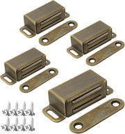 Viti Magnetici per Porte - Forti Magnetizzatori in Acciaio Inossidabile per Armadi e Porte - 4 Pezzi
