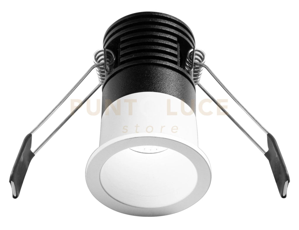 GFA1110C-  FARETTO AD INCASSO OTTICA RIENTRATA A LED 3000K 400LM 5W D.4CM BIANCO