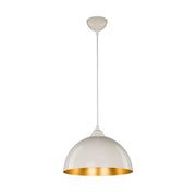 Lampada a sospensione Topak ASZ0948 in metallo bianco EFFEZ