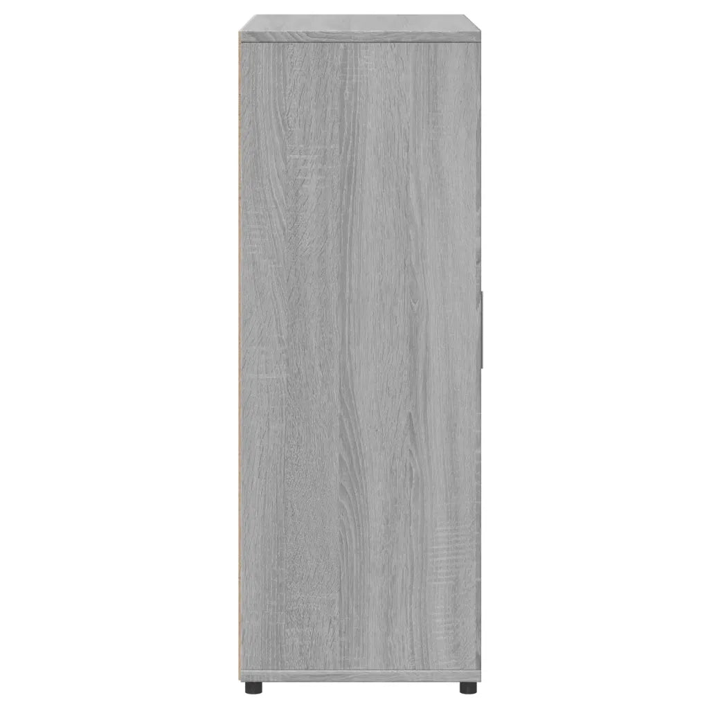 Credenza Grigio Sonoma 60x31x84 cm in Legno Multistrato