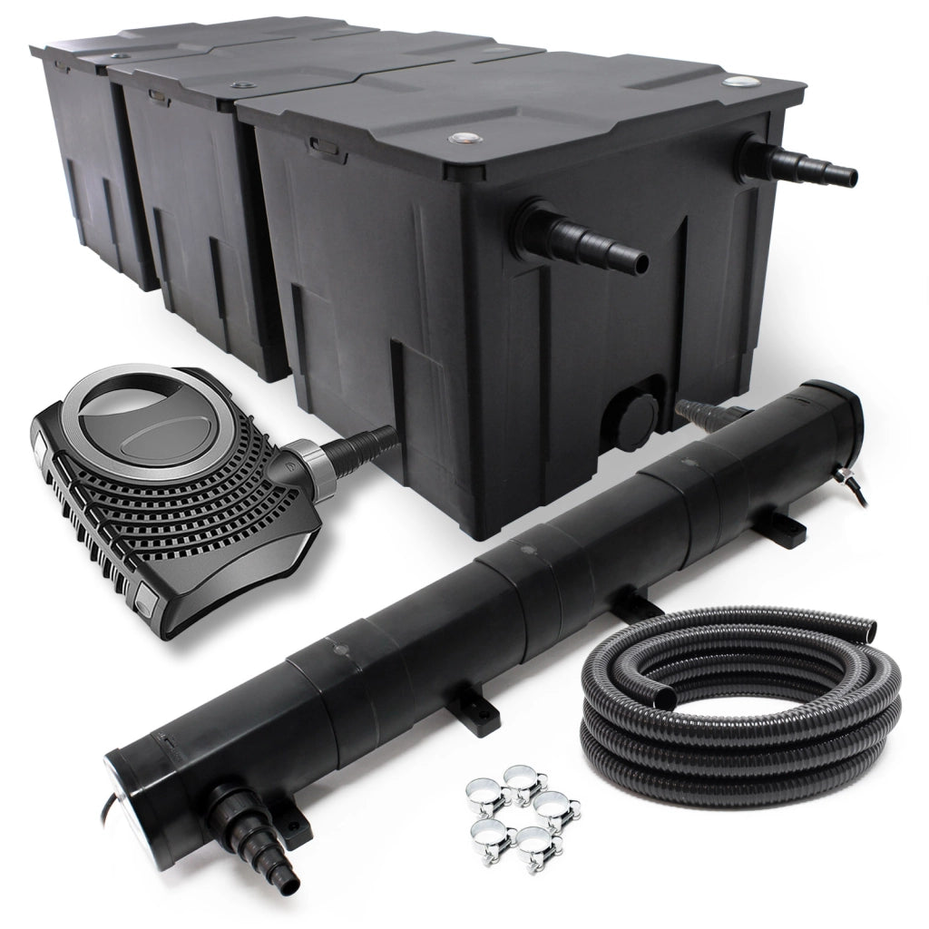 Set per laghetti CBF-350C chiarificatore CUV-272 72W pompa NEO10000