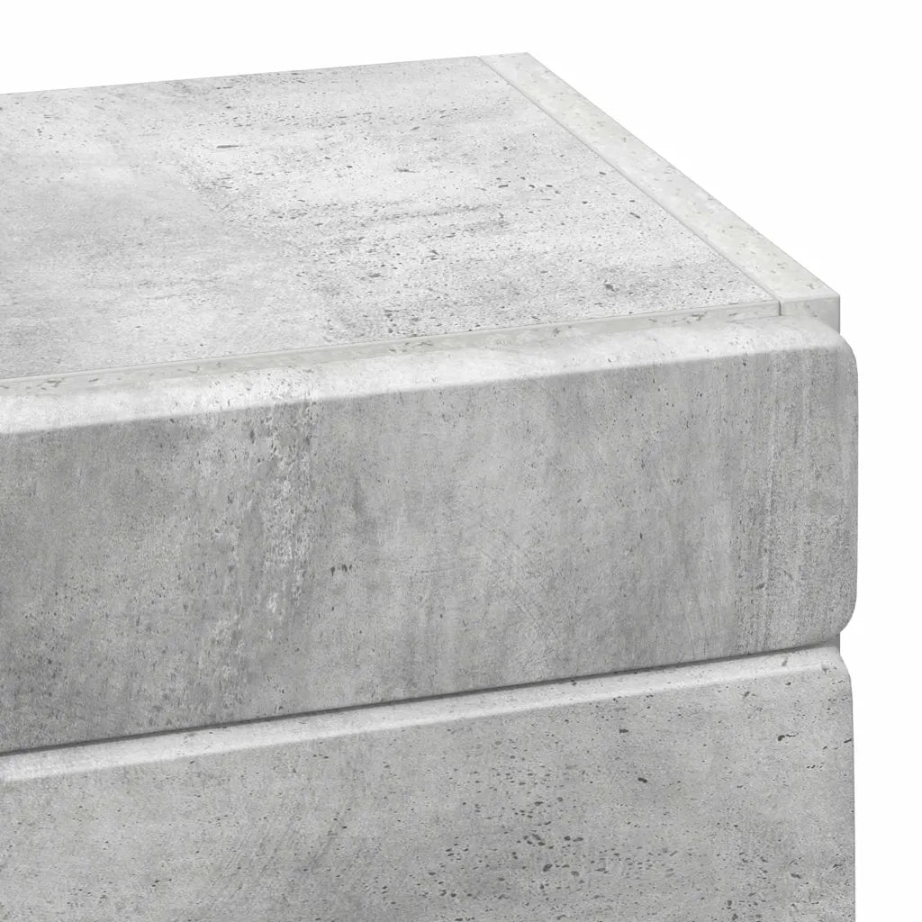 Armadio da Bagno | Mobile da Bagno a muro TULUM Grigio cemento 37 x 24,5 x 86 cm