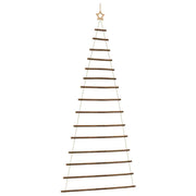 Albero di Natale | Decorazioni natalizie sospeso con stella superiore 100x210 cm Ramo naturale