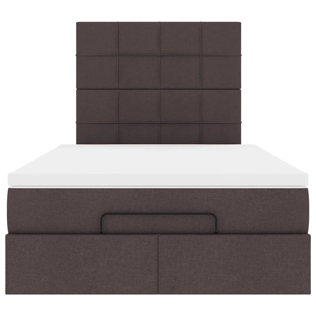 Struttura Letto Pouf con Materasso 80x200 cm in Tessuto 3313992