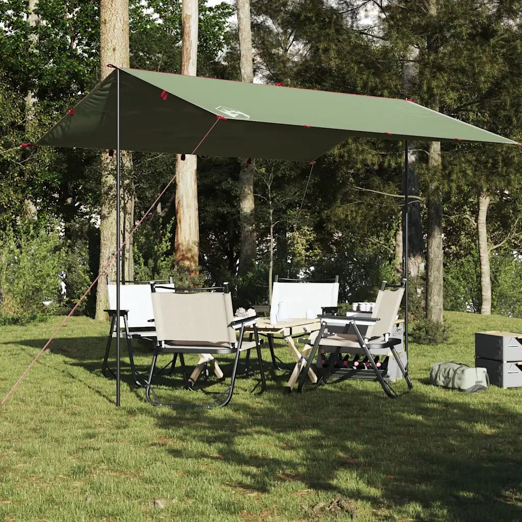 Telone da campeggio | Tenda da campo Verde 360x294 cm Impermeabile