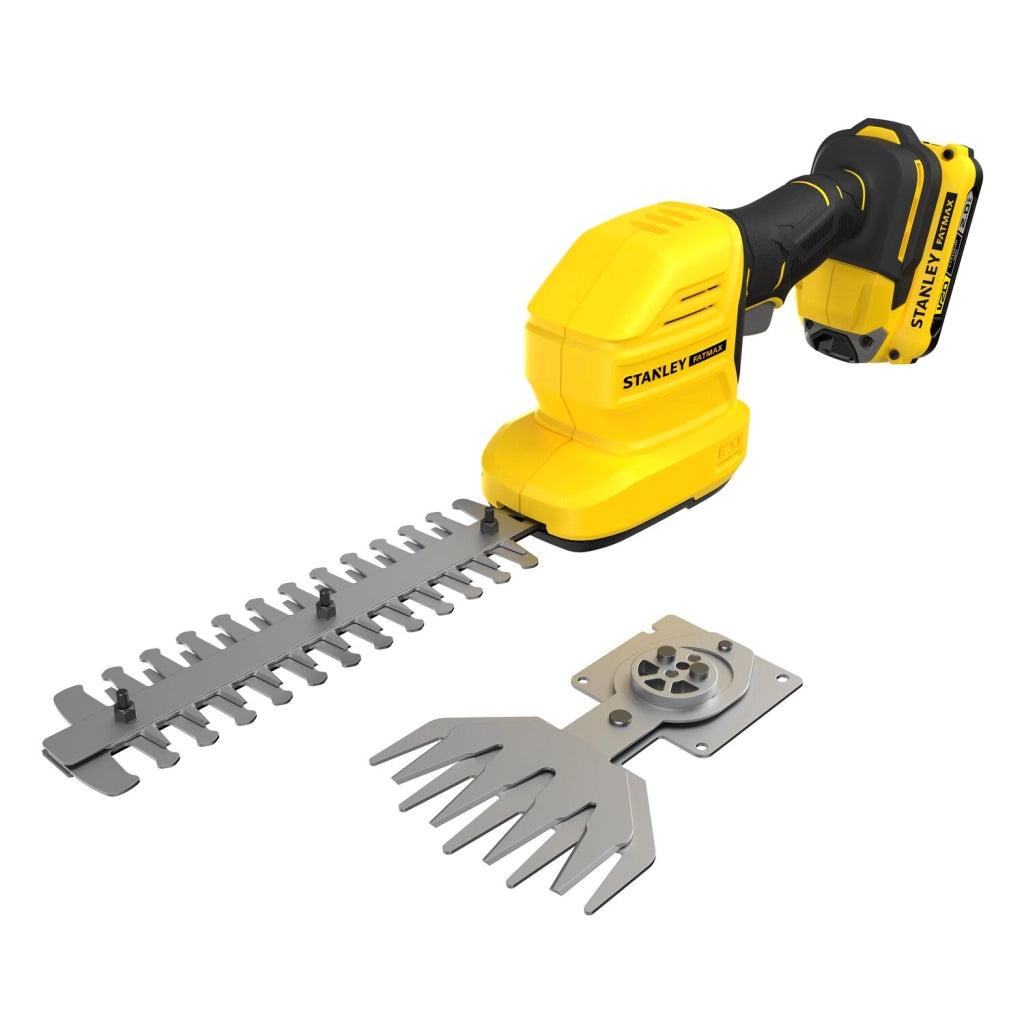 Sfoltirami Stanley FATMAX V20 STCSS20D1 18V Batteria 2.0Ah Forbici Erba 2 lame
